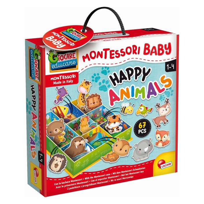 LISCIANI Montessori Baby životinje i staništa igra grupiranja i sortiranja 92772