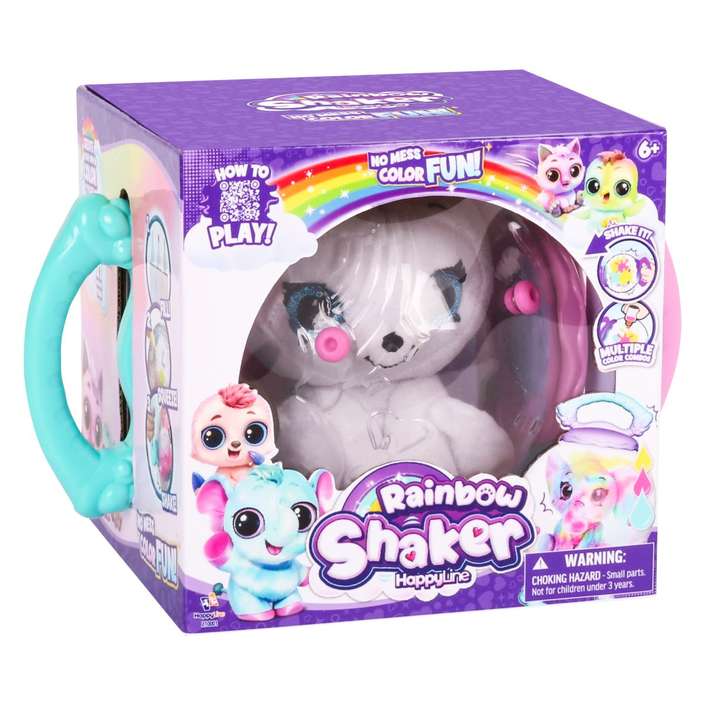 RAINBOW SHAKER pliš, 4 sort 210001