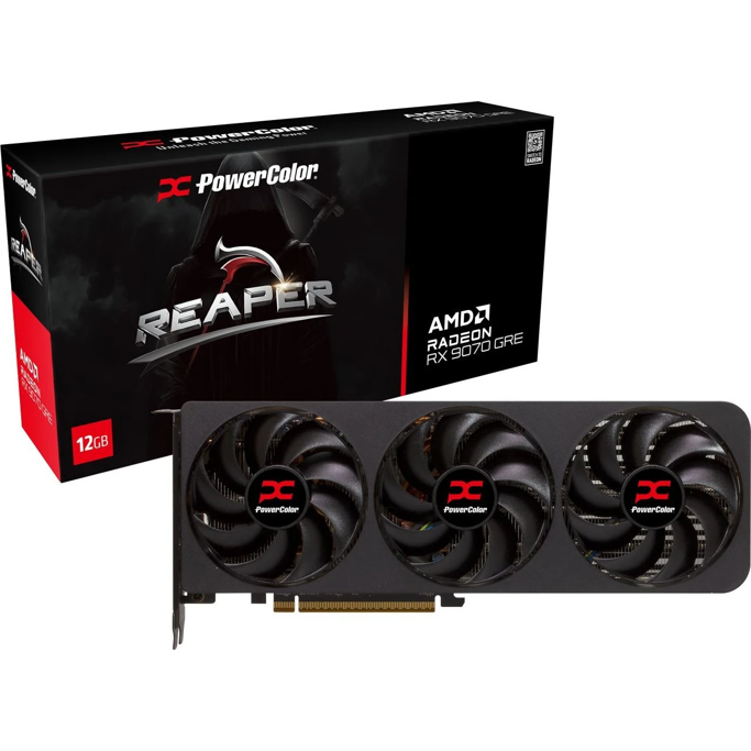 PowerColor 9070GRE Reaper, 12GB GDDR6, AMD Radeon, RX9070GRE 12G-A