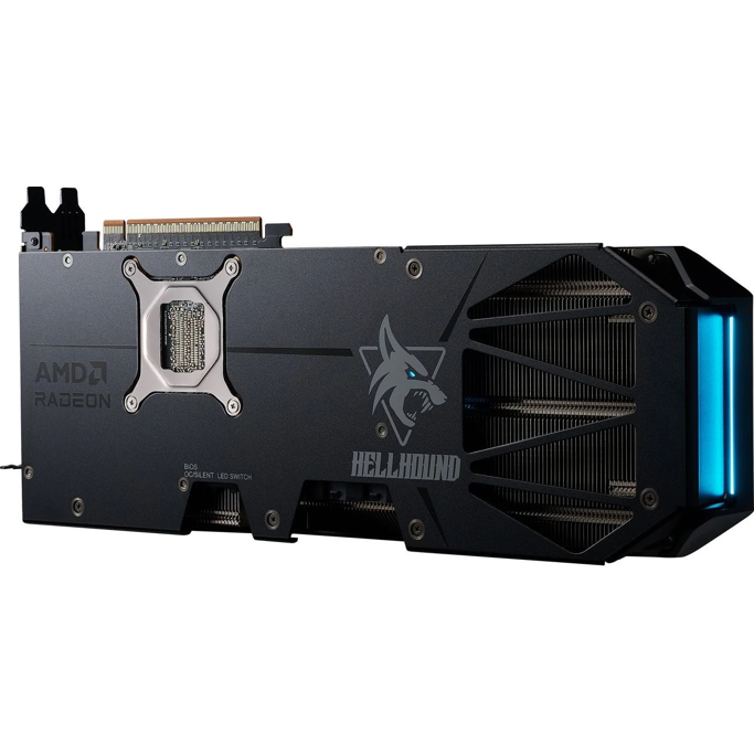 PowerColor RX9070GRE Hellhound OC, 12GB GDRR6, AMD Radeon, RX9070GRE 12G-L/OC