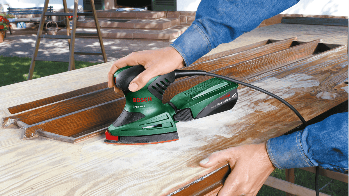 Vibracijska brusilica BOSCH PSM 160 A + ACE