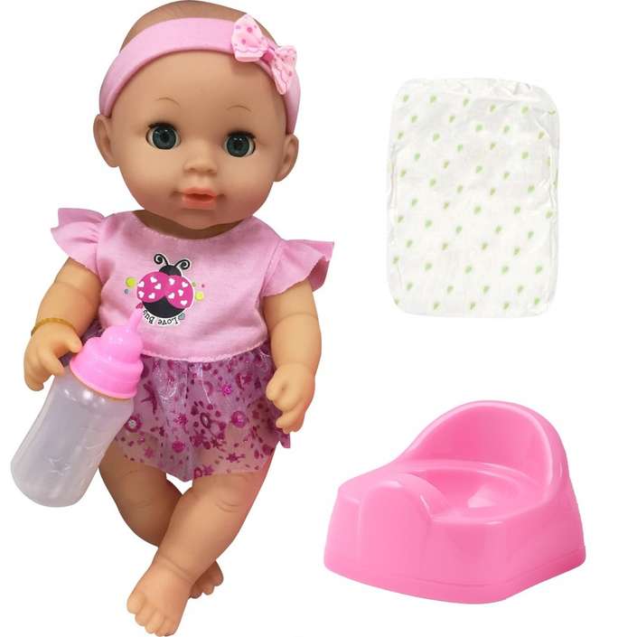 RL beba s kahlicom i pelenom, 30 cm 8123