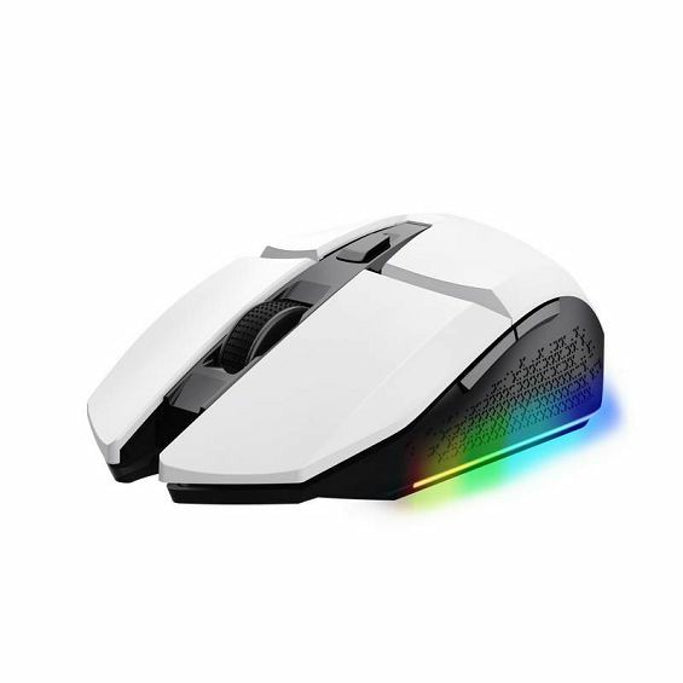 Trust bežični miš GXT 110W Felox, Gaming, RGB, USB, bijeli, 25069