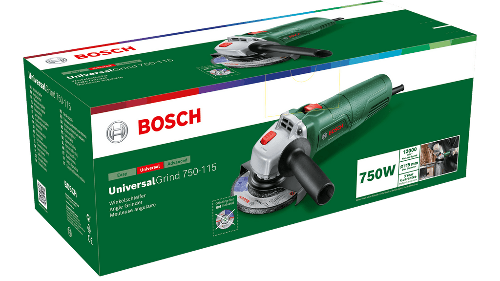 BOSCH kutna brusilica UniversalGrind 750-115