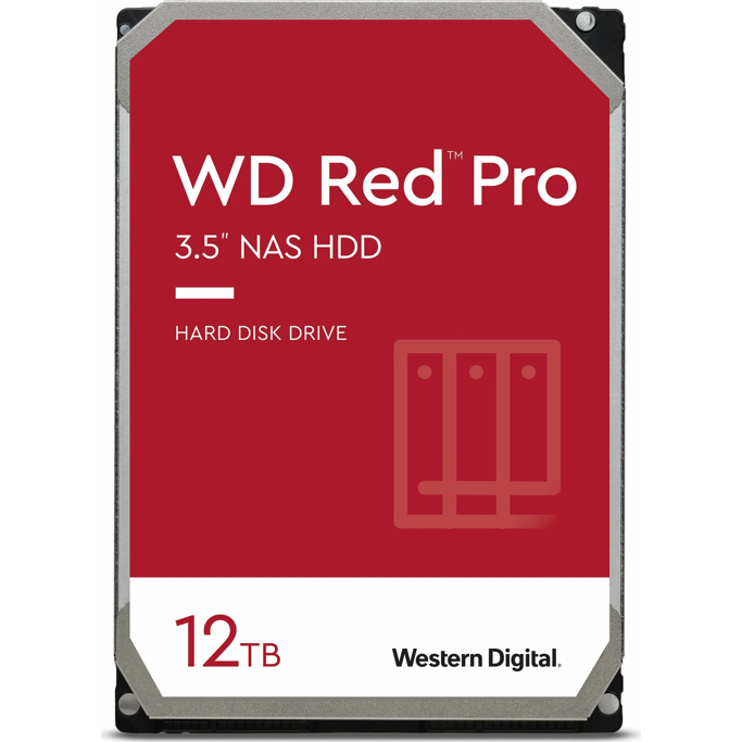WD 12TB 3.5", 7200rpm, 512MB, Red Pro, WD122KFBX