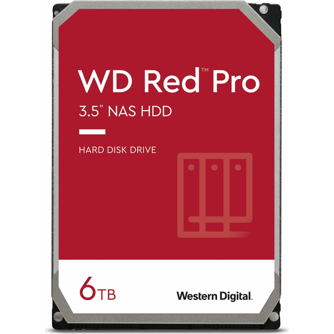 WD 6TB 3.5", 7200rpm, 256MB, Red Pro NAS, WD6005FFBX