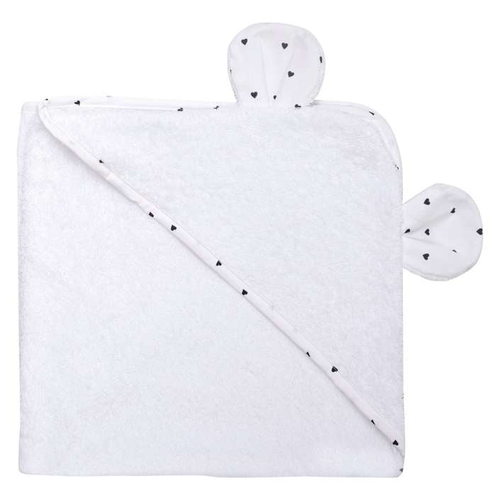 BUBABA BY FREEON ručnik 75x75 cm bijeli sa srcima white 48136
