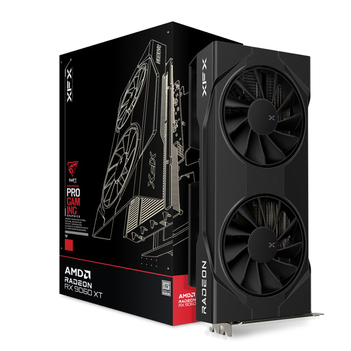 XFX RX9060XT Swift OC, 16GB GDDR6, AMD Radeon, RX-96TSW16BQ